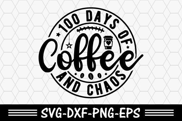 100 Days of School SVG for T-Shirt Graphics
