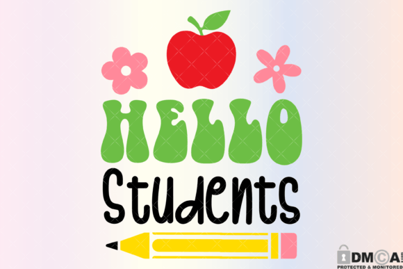 Hello Students Svg