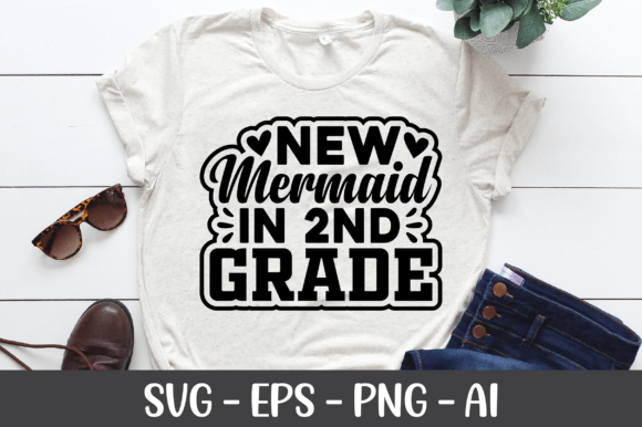 New Mermaid in 2nd Grade SVG