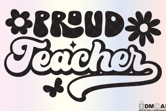 Proud Teacher Graphics for Print Templates