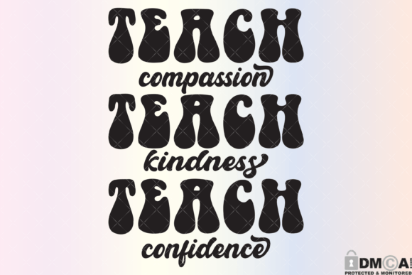 Teach Compassion Kindness Graphics for Print Templates