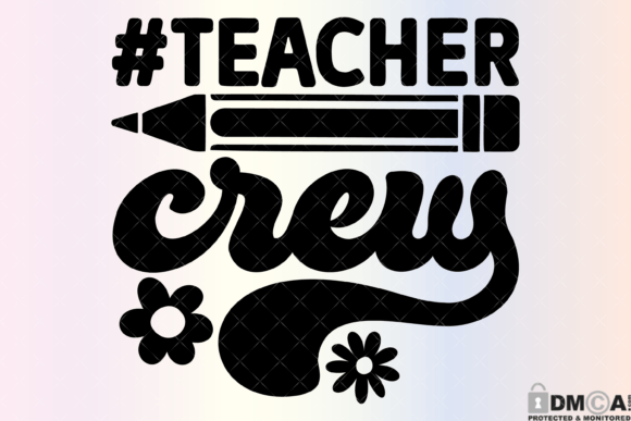 Teacher Crew Svg PNG Graphics for Print Templates