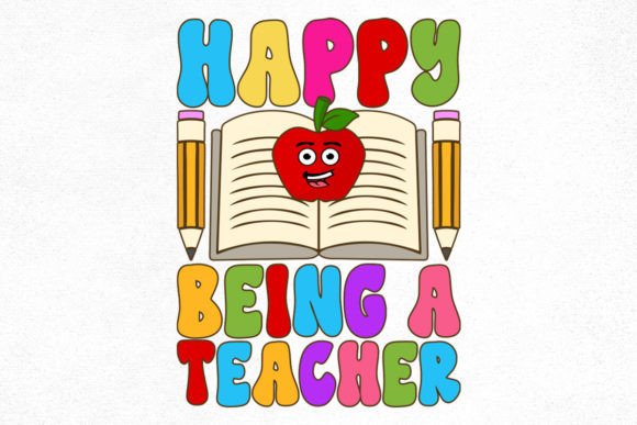 Teacher Groovy Design Graphics for Crafts