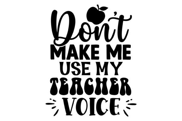 Teacher Voice Svg Graphics for Crafts