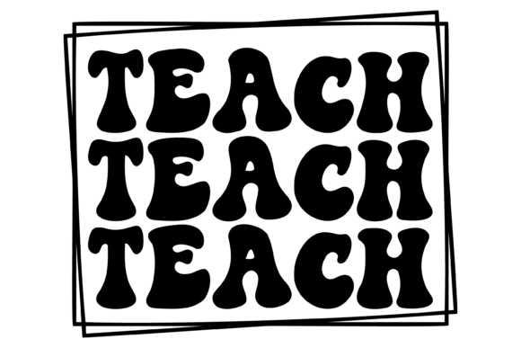 Wavy Text Graphics for Crafts and Design